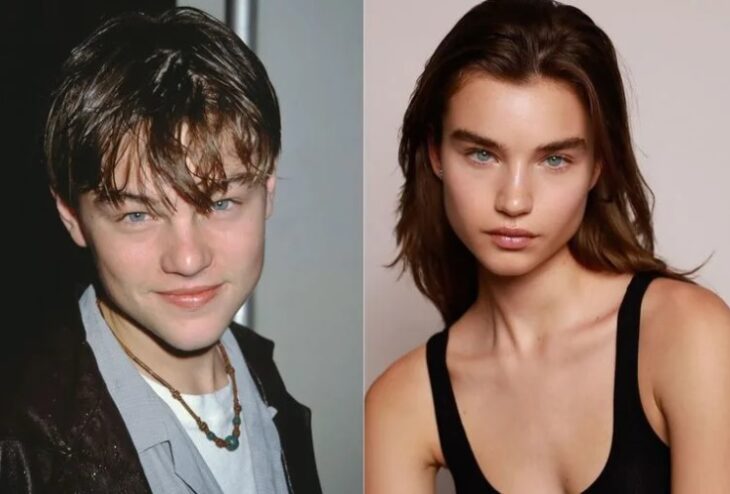 Meghan Roche y Leonardo DiCaprio