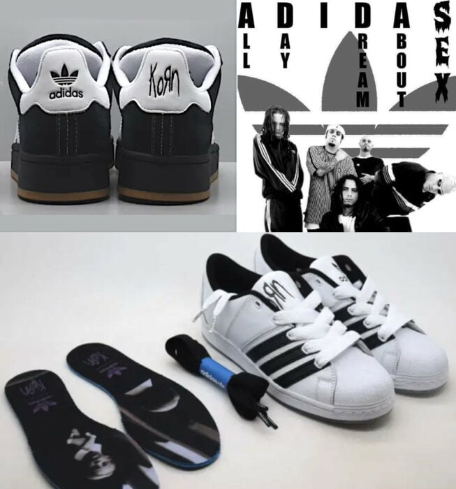 Adidas colaboración con Korn sneakers tenis