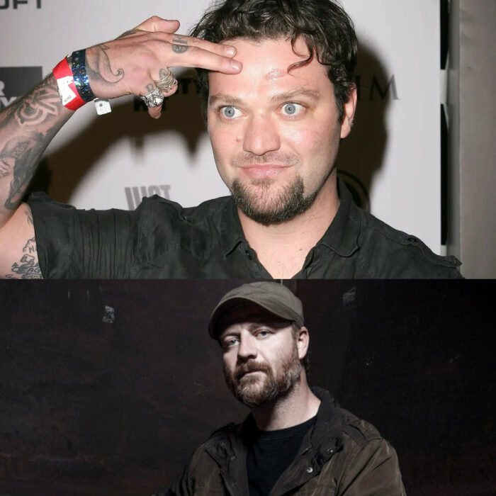 Bam y Jess Margera dedos en la sien