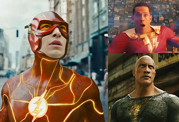 Fracasos de CD Black Adam Shazam the Flash