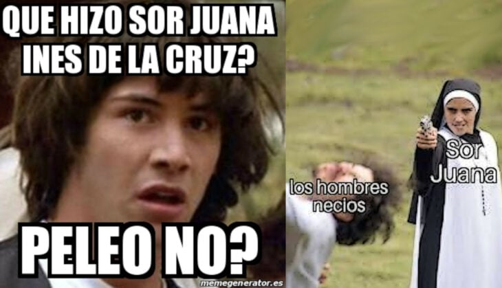 Meme Keanu Reeves Sor Juana Ines de la Cruz