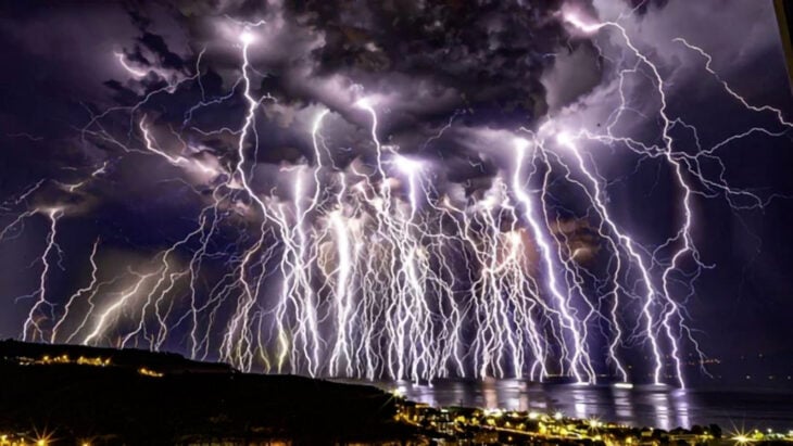 Lluvia eléctrica en Turquía