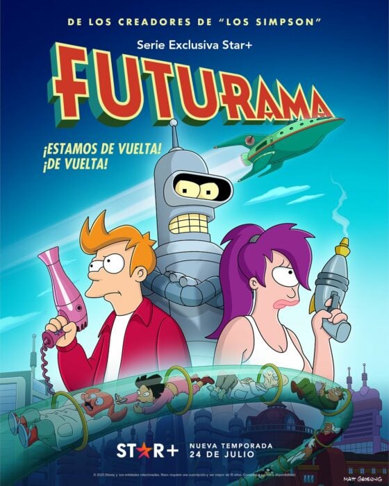 Poster de Futurama por star+