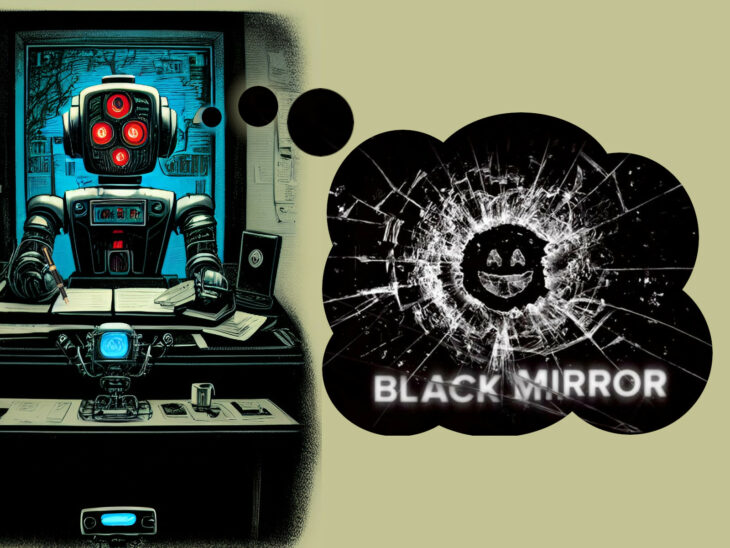 Robot escritor BLACK MIRROR por EDL