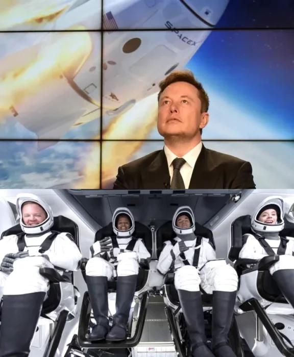 Elon Musk dragon Crew Issacman