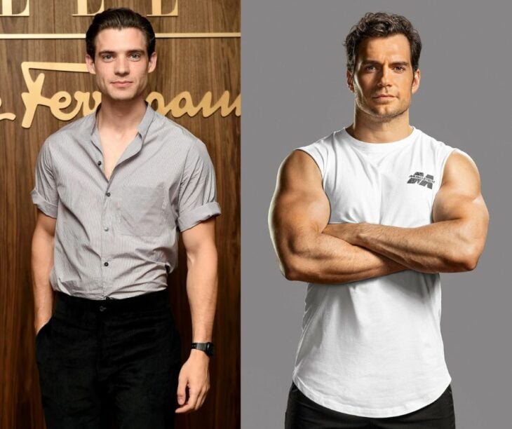 David Corenswet y Henry Cavill