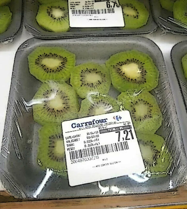 kiwi por dentro rebanadas